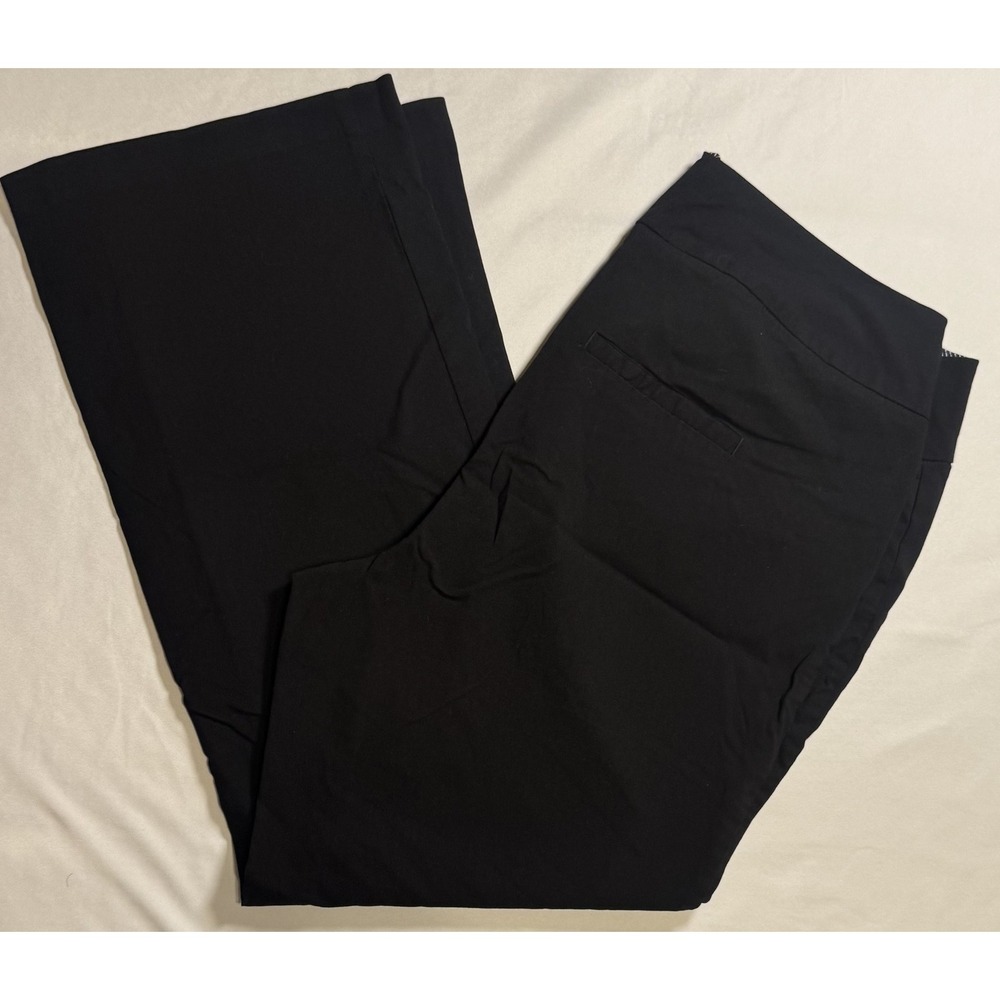 Studio By Torrid Dress Pants Womens 18S Black Ponte Straight Leg Pull On